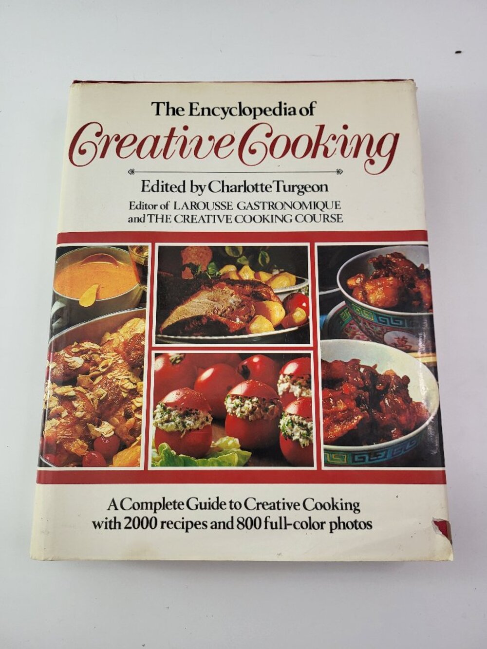 Vintage 1982 The Encyclopedia of Creative Cooking Cookbook Hardcover Charlotte